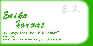 eniko horvat business card